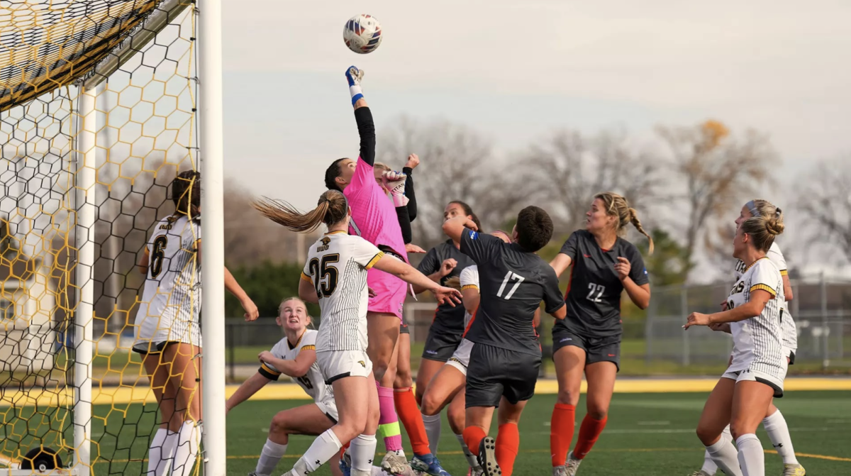 UWO goalie Emma Saurol